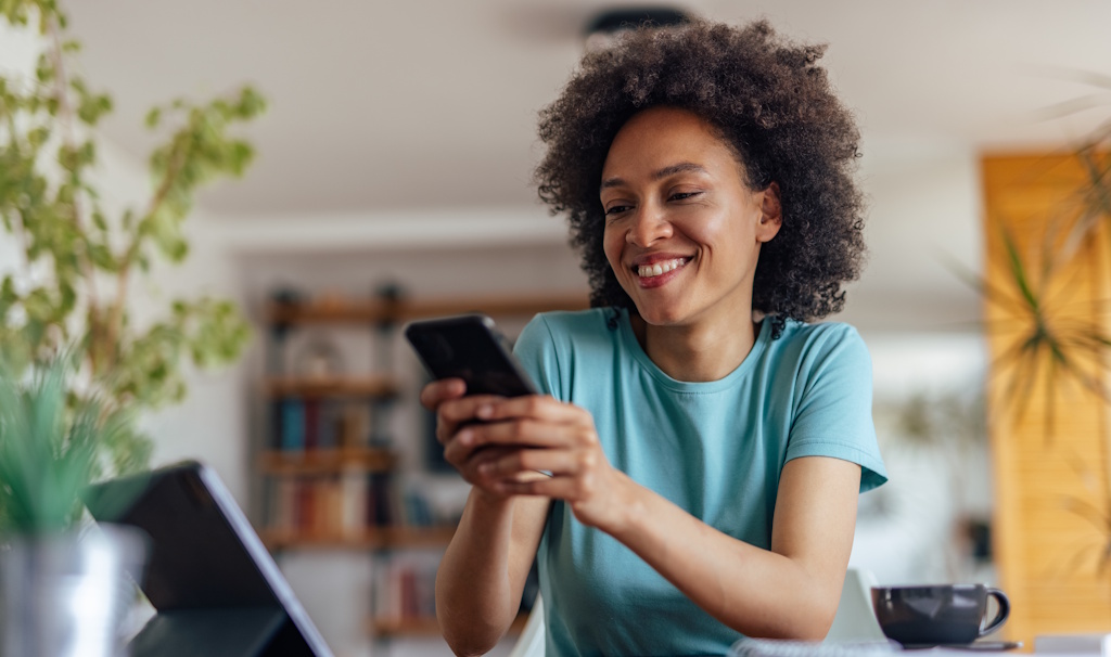 woman scheduling appointment